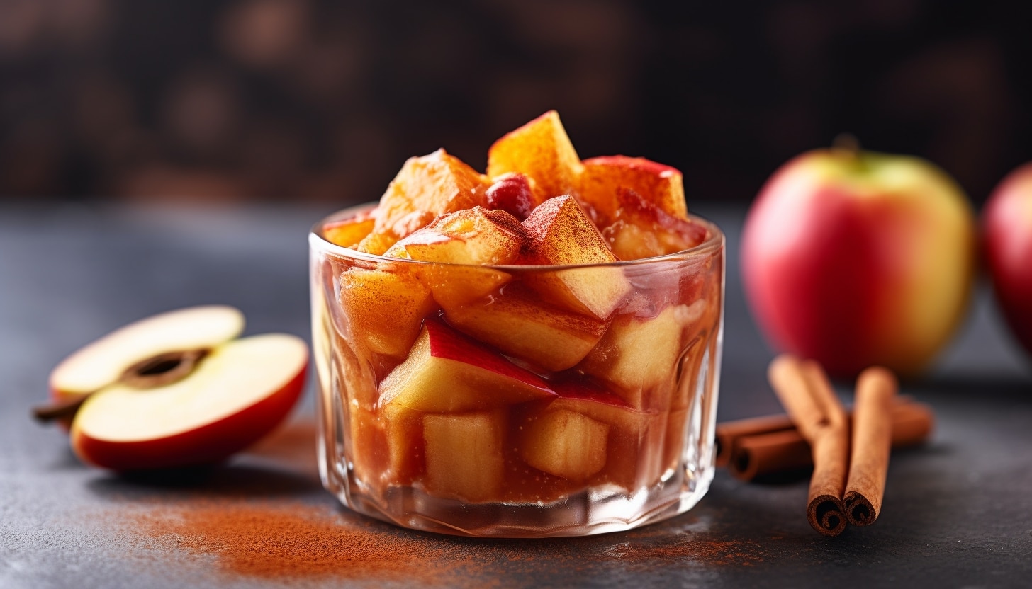 La compote de pommes à la cannelle : un dessert savoureux et réconfortant